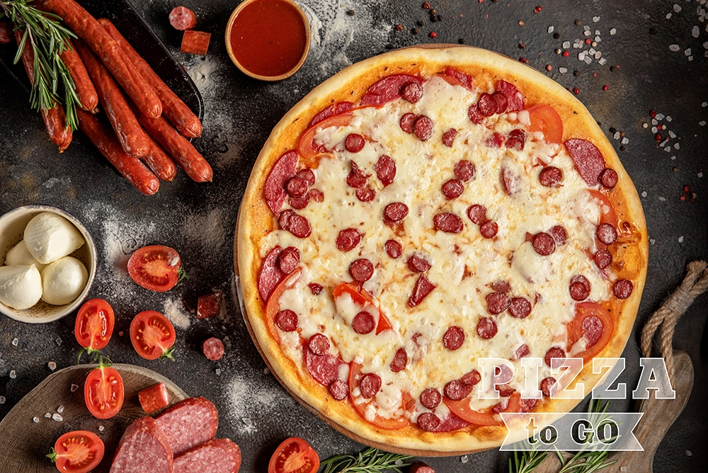 {Pizza to go} {Pizza to go}