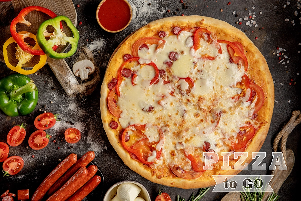 {Pizza to go} {Pizza to go}