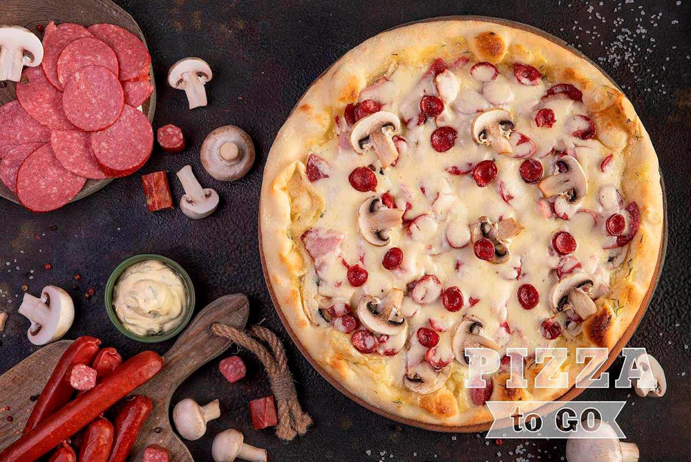 {Pizza to go} {Pizza to go}