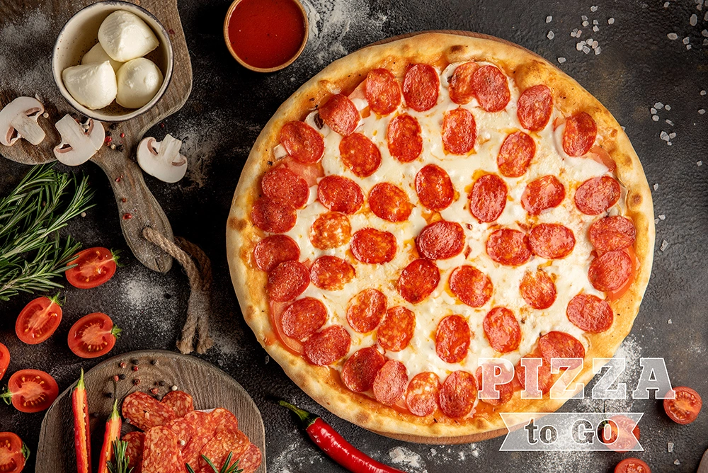 {Pizza to go} {Pizza to go}